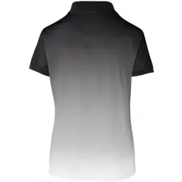 Ladies Dakota Golf Shirt Charcoal Back